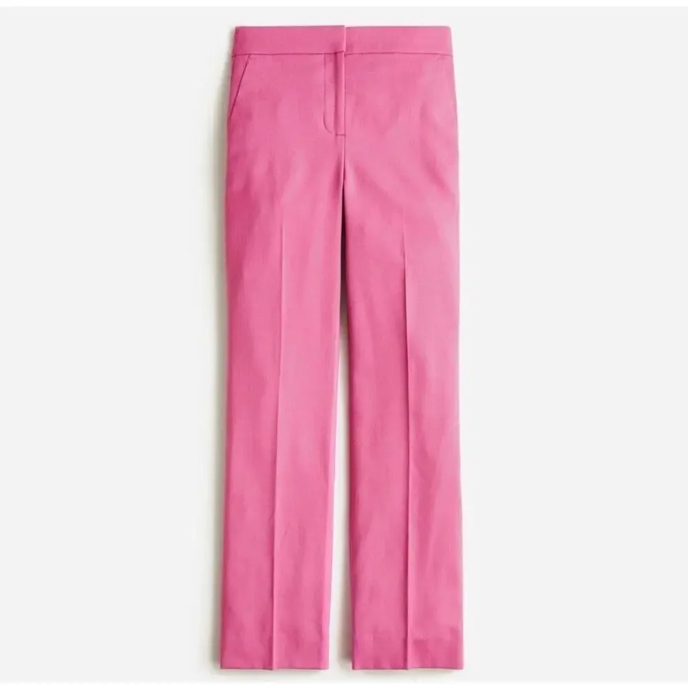 J. Crew‎ Willa Full Length Flare Pant Italian City Wool Blend Trousers Size 4